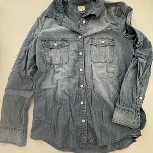 J. Crew Light Blue Chambray Shirt